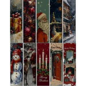 Karácsonyi könyvjelző (3) – 10 db / csomag