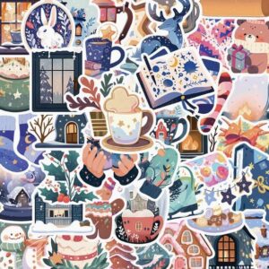 Vidám téli matrica – 50 db / csomag