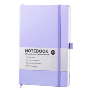 Notebook, vonalas – lila – A5